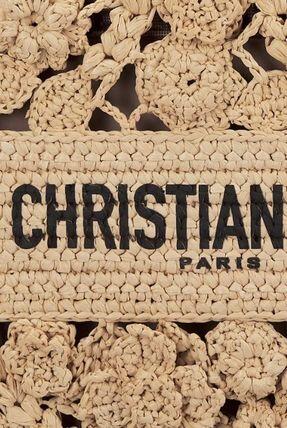 【新作大人気！】 DIOR BOOK TOTE スモールバッグ　ラフィア